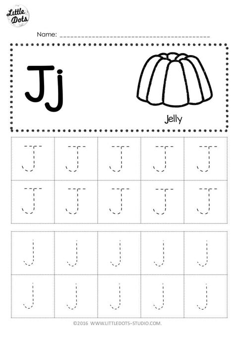 Free Letter J Tracing Worksheets Tracing Worksheets Preschool