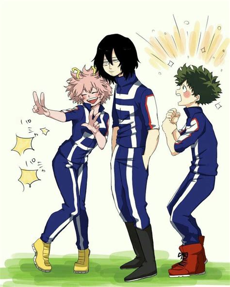 Ashido Mina Aizawa Shouta Midoriya Izuku Boku No Hero Académia My Hero Academia Episodes