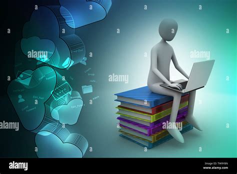 3d Man Sitting Reading Book Hi Res Stock Photography And Images Alamy