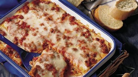 Italian Sausage Lasagna Lighter Recipe Recipe From Betty