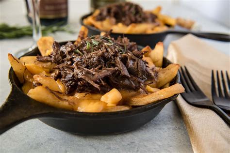 Instant Pot Braised Short Rib Poutine The Crumby Kitchen