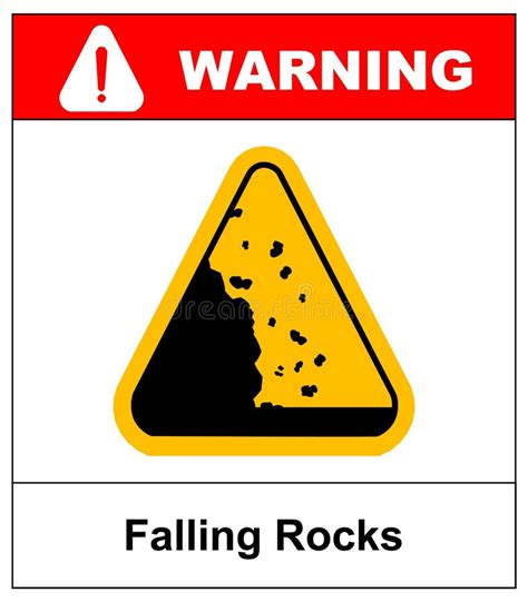 Falling Rocks Stock Vector Illustration Of Drop Disaster 21977454