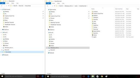 Accidentally Merged User And Documents Folders