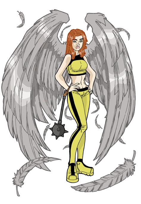 Hawkgirl Colour By Fhiacha On Deviantart