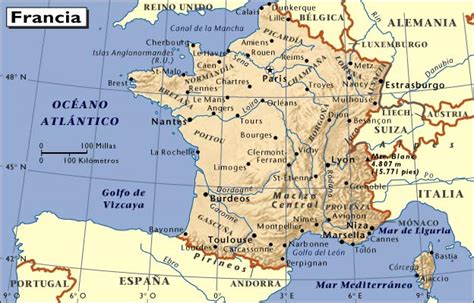 Todos los mapas se envían en un tubo de cartón. Mapa de Francia