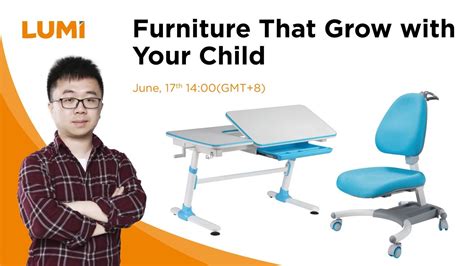 29 x 140 l x w product weight. Ergonomic Children Desk and Chair - Furniture That Grow With Children LUMI - YouTube