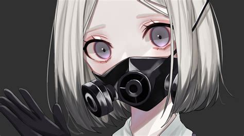 Anime Pfp Mask Anime Gas Mask Red Eye 4k Wallpaper 33