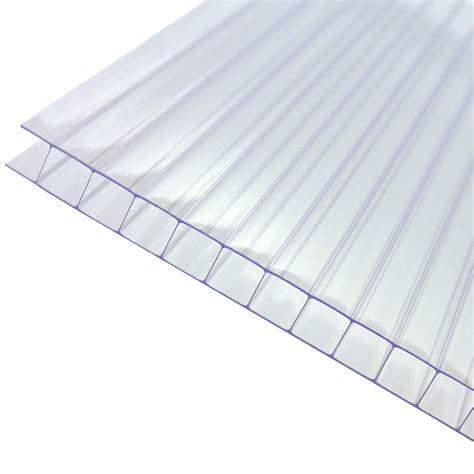 Axiome Clear Polycarbonate Twinwall Roofing Sheet L5m W690mm T