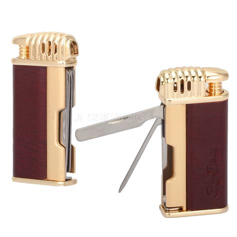 Galiner Multifunctional Metal Leather Jet Torch Cigar Lighter