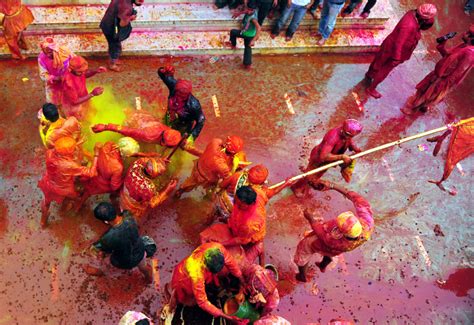 Lathmar Holi Of Barsana The Traditional Riot Of Colours