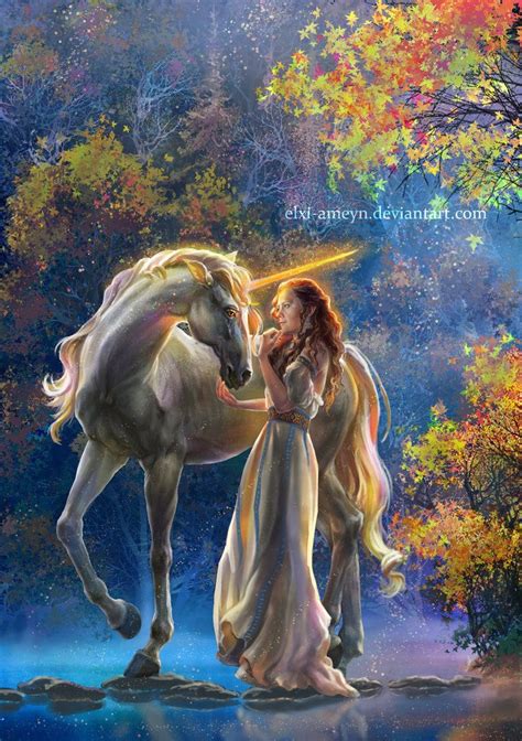 Menelwenaart Unicorn And Fairies Unicorn Pictures Unicorn Art