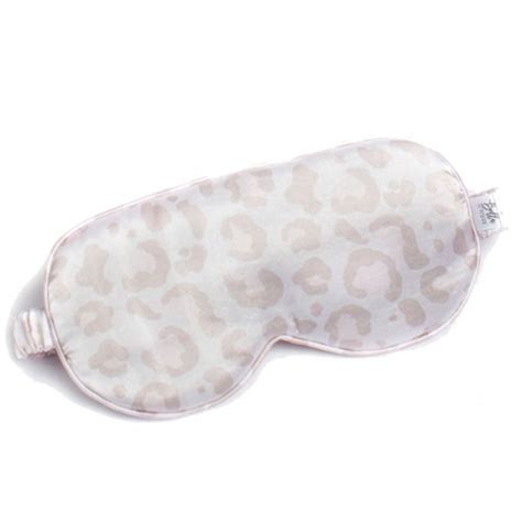 leopard silky sleep mask