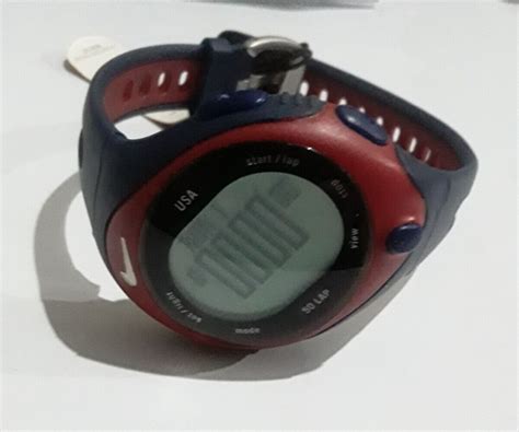 Nike Triax Speed 50 Lap Usa Track And Field Redblue Digital Sport Watch
