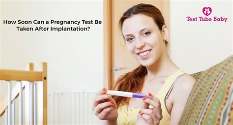 How Soon Can A Pregnancy Test Be Taken After Implantation