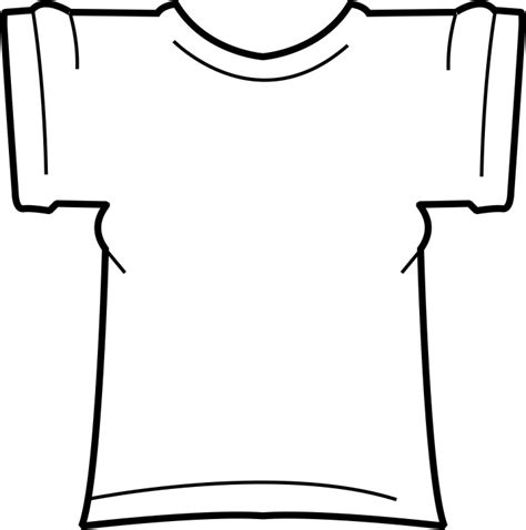 21 Printable T Shirt Template Free Coloring Pages