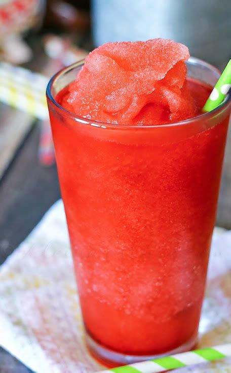 Homemade Cherry Slurpee Recipe Frozen Drinks Slurpee Kid Drinks