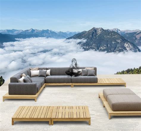 Barcode Sectional Outdoor Furniture Commercial Outdoor Furniture