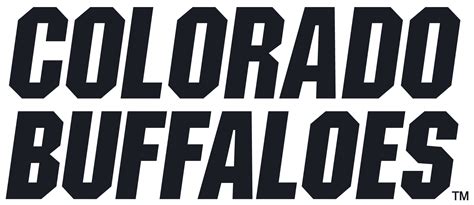 Colorado Buffaloes Wordmark Logo History Colorado Buffaloes Word