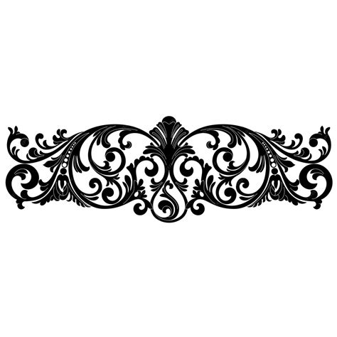 Premium Vector Vintage Baroque Frame Scroll Ornament Engraving Border