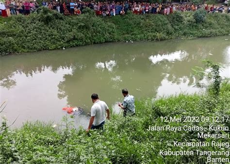 Warga Rajeg Digegerkan Penemuan Mayat Di Kali Kukun Tangerang