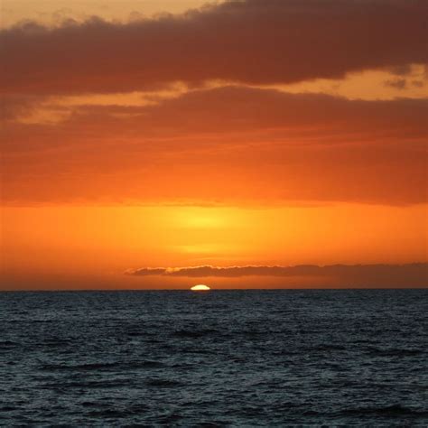 Sunset Hawaii Orange Tropical Ocean Sea Water 5k Ipad Wallpapers Free
