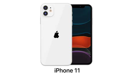 Apple Iphone 11 White 3d Model Cgtrader