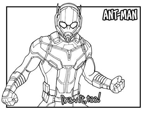 Learn how to draw Ant-man Coloring Pages - Ant-man Coloring Pages