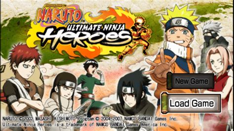 The Best Ppsspp Game Setting Of Naruto Ultimate Ninja Heroes Free