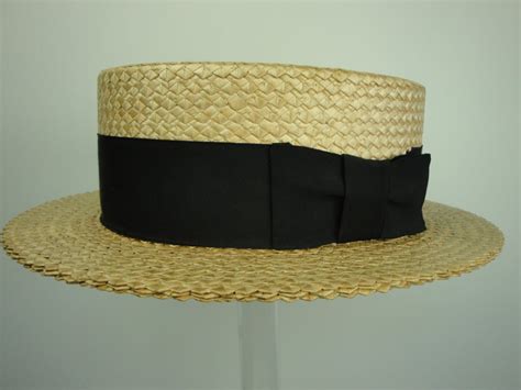 Stetson Mens Boater Hat At 1stdibs