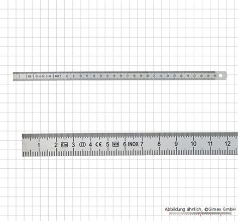 Exactools Steel Ruler Inox Flexible Pattern 300x13x05 Mm