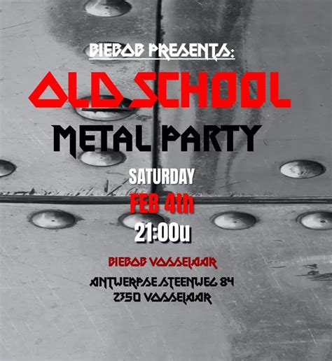 Old School Metal Party Biebob