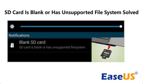 8 Solutions To Fix Sd Card Is Blank Or Has Unsupported File System