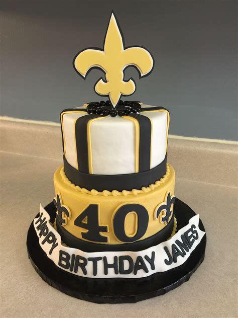 Maybe you would like to learn more about one of these? New Orleans Saints cake | Pinterest cake, Cake, Birthday ...