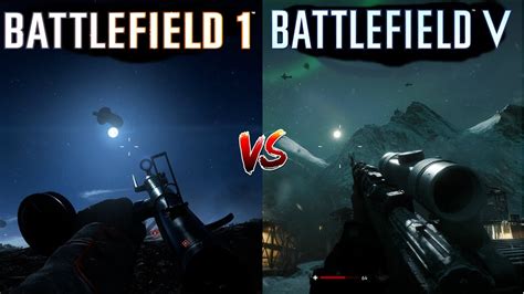 Battlefield 1 Vs Battlefield 5 Graphics Comparison Comparativa Youtube