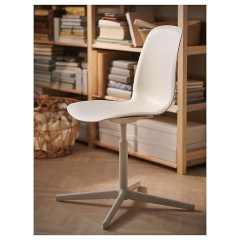 Leifarne Swivel Chair White Balsberget White Ikea