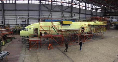 The Stage Of The Military Transport Aircraft An 178 Construction