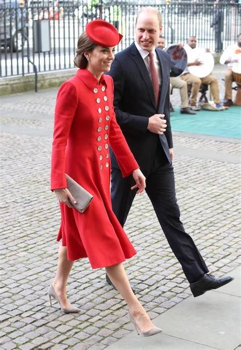 Kate Middleton Stuns In Military Style Formal Coat For Commonwealth