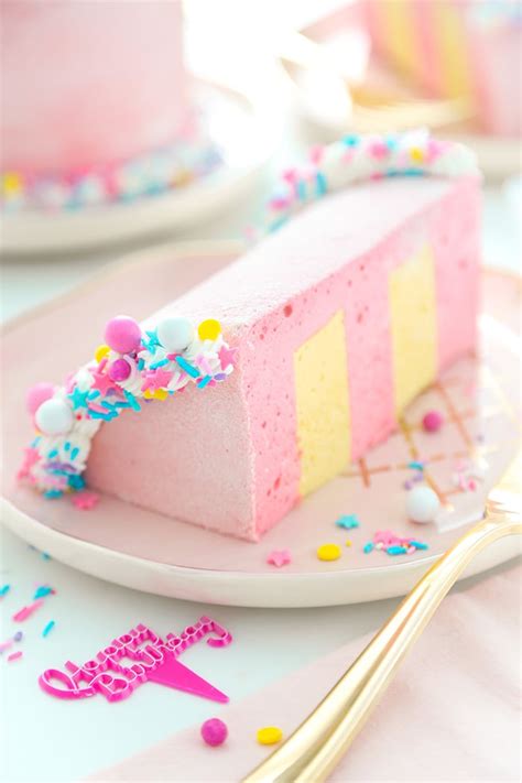 Birthday Cake Slice Marshmallows Sprinkle Bakes