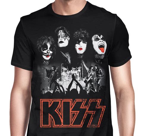 Kiss Band Graphic T Shirt