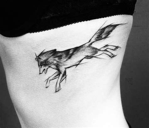 Running Wolf Tattoo By Inne Tattoo Post 16855