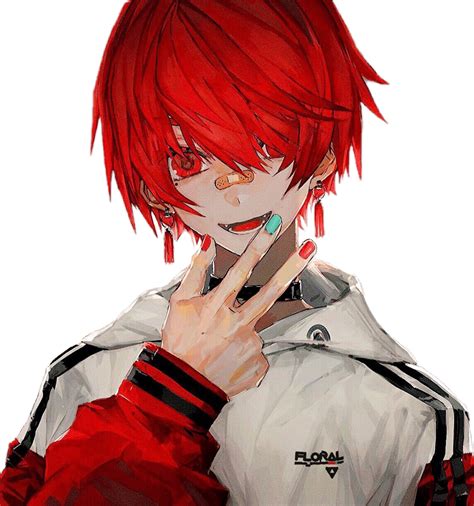 Anime Boy With Red Hair Telegraph
