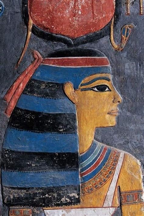 Egyptian Goddess Hathor Egyptian Painting Ancient Egyptian Paintings