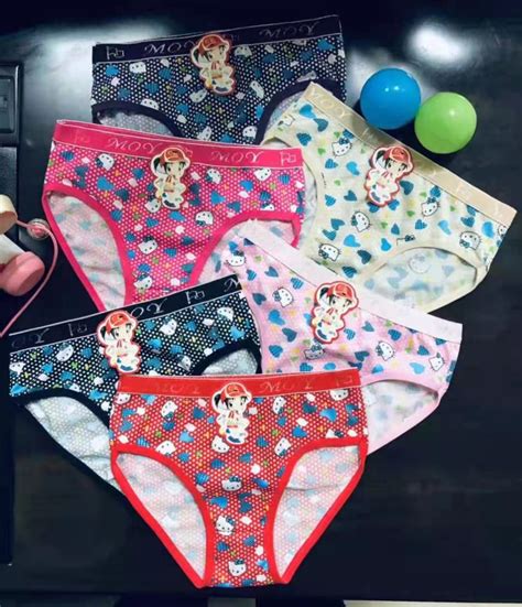 12 Pieces Kids Hello Kitty Panty Underwear Lazada Ph