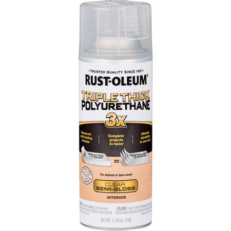 Rust Oleum Triple Thick Polyurethane Spray