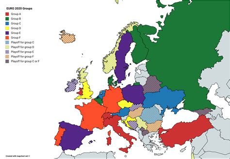 Map Of Euro 2020 Groups Reuro2020