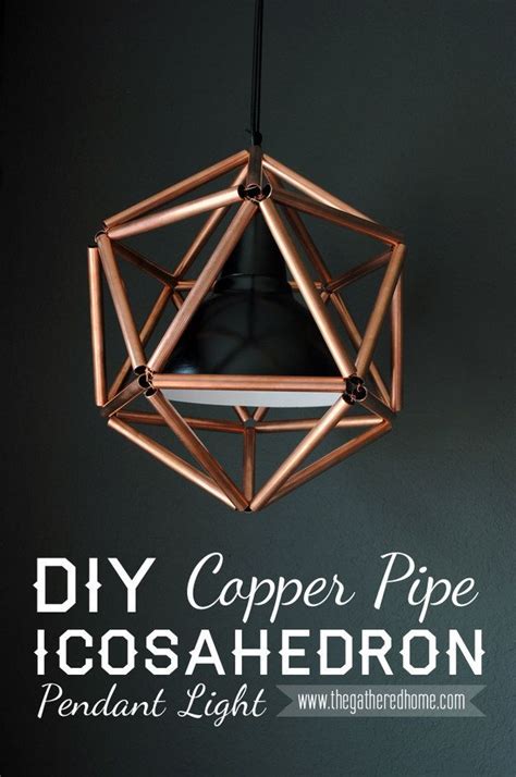 Assemble A Stylish Pendant Light Using Copper Pipe Copper Light