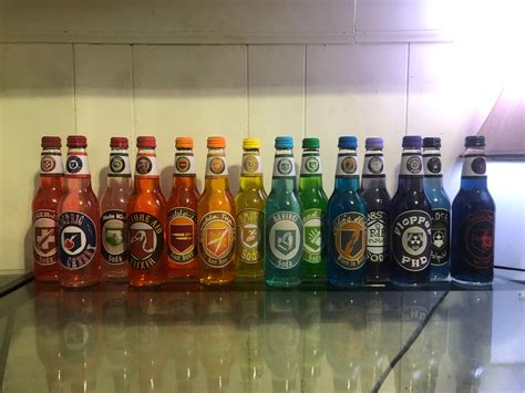 14 Bottles Perk A Cola Bottles With Liquid Etsy