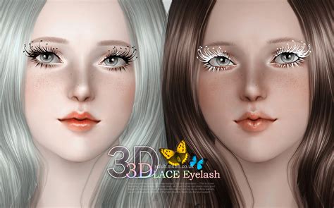 Junique The Sims 3 Downloads Eyelash Design Set Iii By S Club