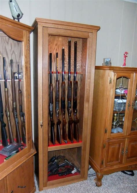 Custom Gun Cabinet By Port Wood Works