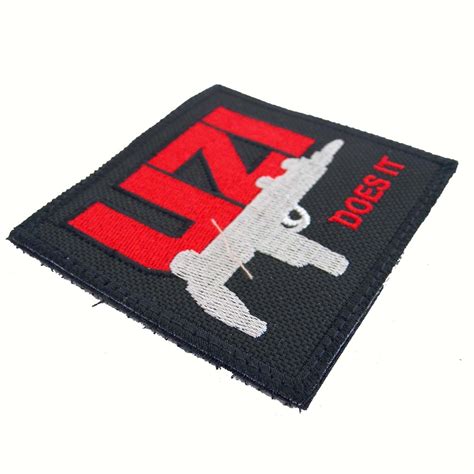 Zahal Uzi Does It Embroidered Morale Patch Zahal